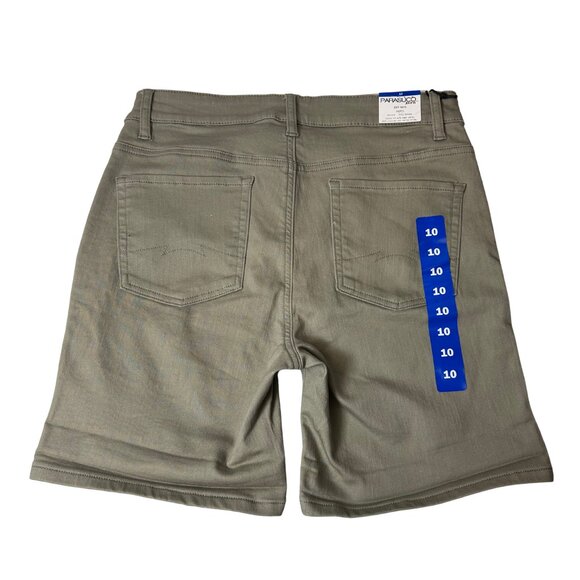 Parasuco Women’s Light Green Mid-Rise Jean Shorts | Size 10 - Picture 2 of 3